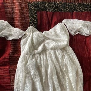 White long dress worn once for my baby shower